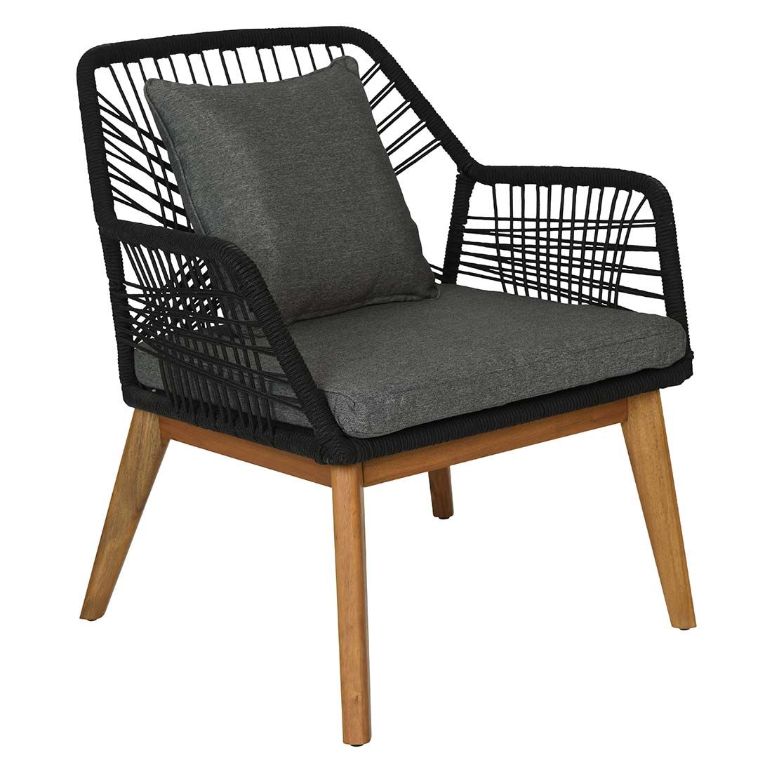 Outdoor Living Seville Loungeset 5-tlg. Akazie/Rope