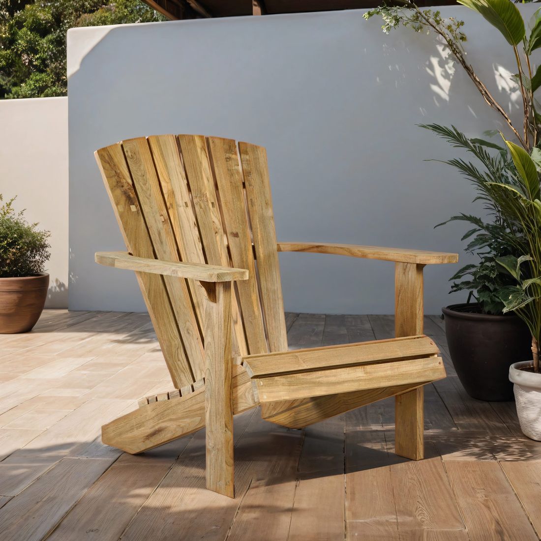 OUTLIV. Adirondack Sessel Teak