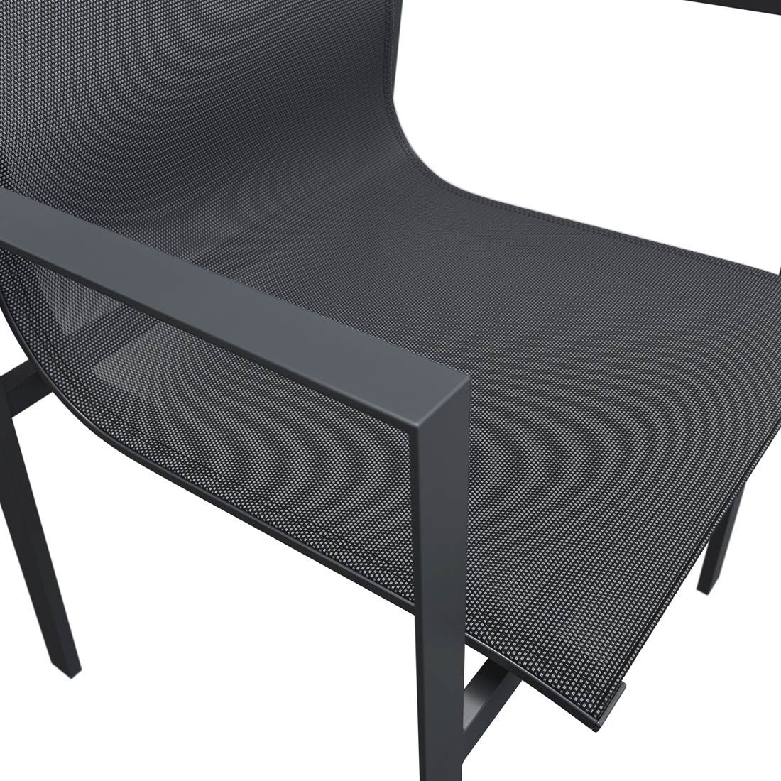 OUTLIV. Atlanta Gartenmöbel-Set M (4 Plätze) Tisch 160/217/267x91cm