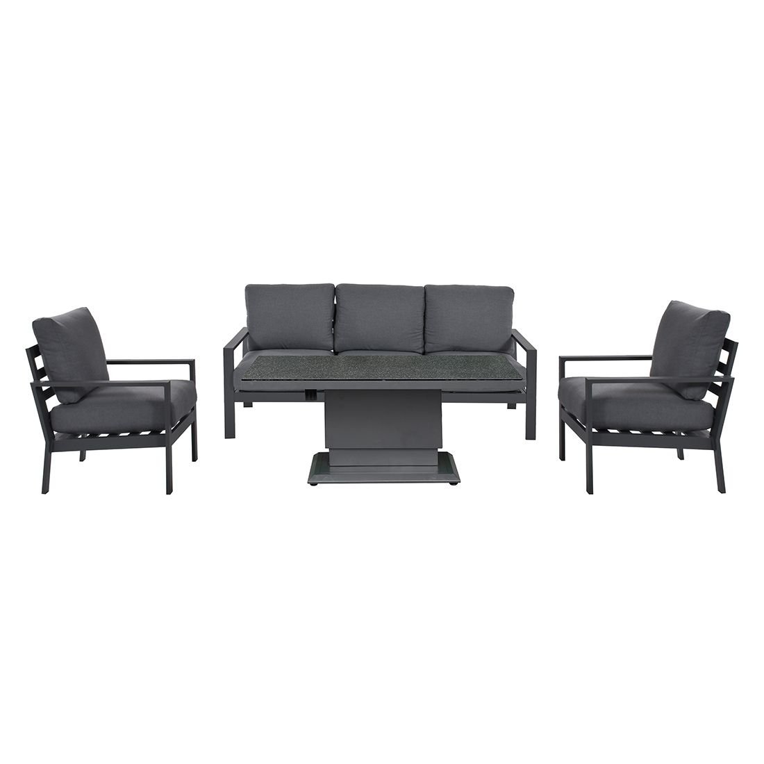 OUTLIV. Atlanta Loungeset 4-tlg. Aluminium/Polyester