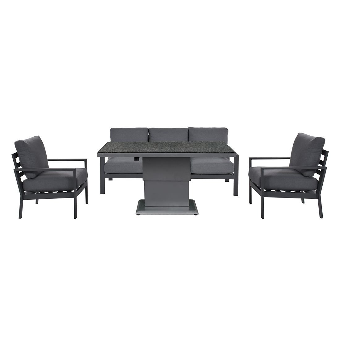 OUTLIV. Atlanta Loungeset 4-tlg. Aluminium/Polyester