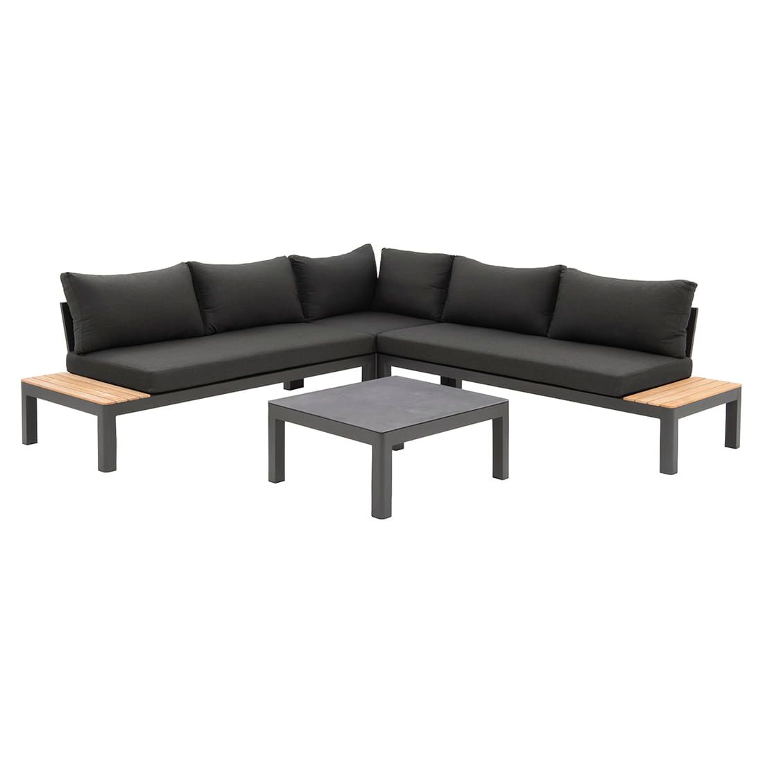 OUTLIV. Ben Loungeecke 4-tlg. Aluminium/Sunbrella