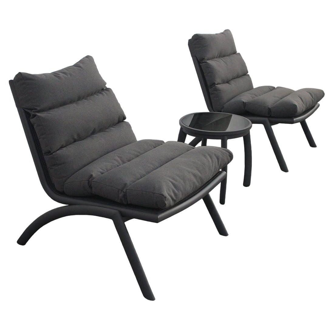 OUTLIV. Bess Loungeset Aluminium/Textilene