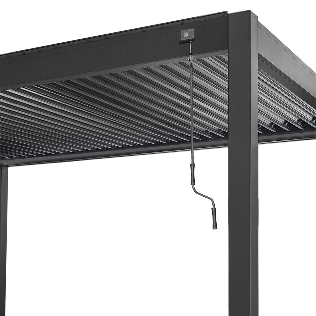 OUTLIV. Bio Santorini Gartenpergola 300x400cm mit Seitenteile Aluminium