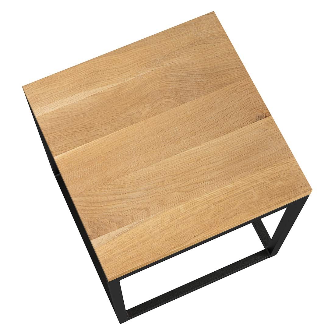 OUTLIV. Flora Beistelltisch 40x41x42cm Stahl/Wildeiche