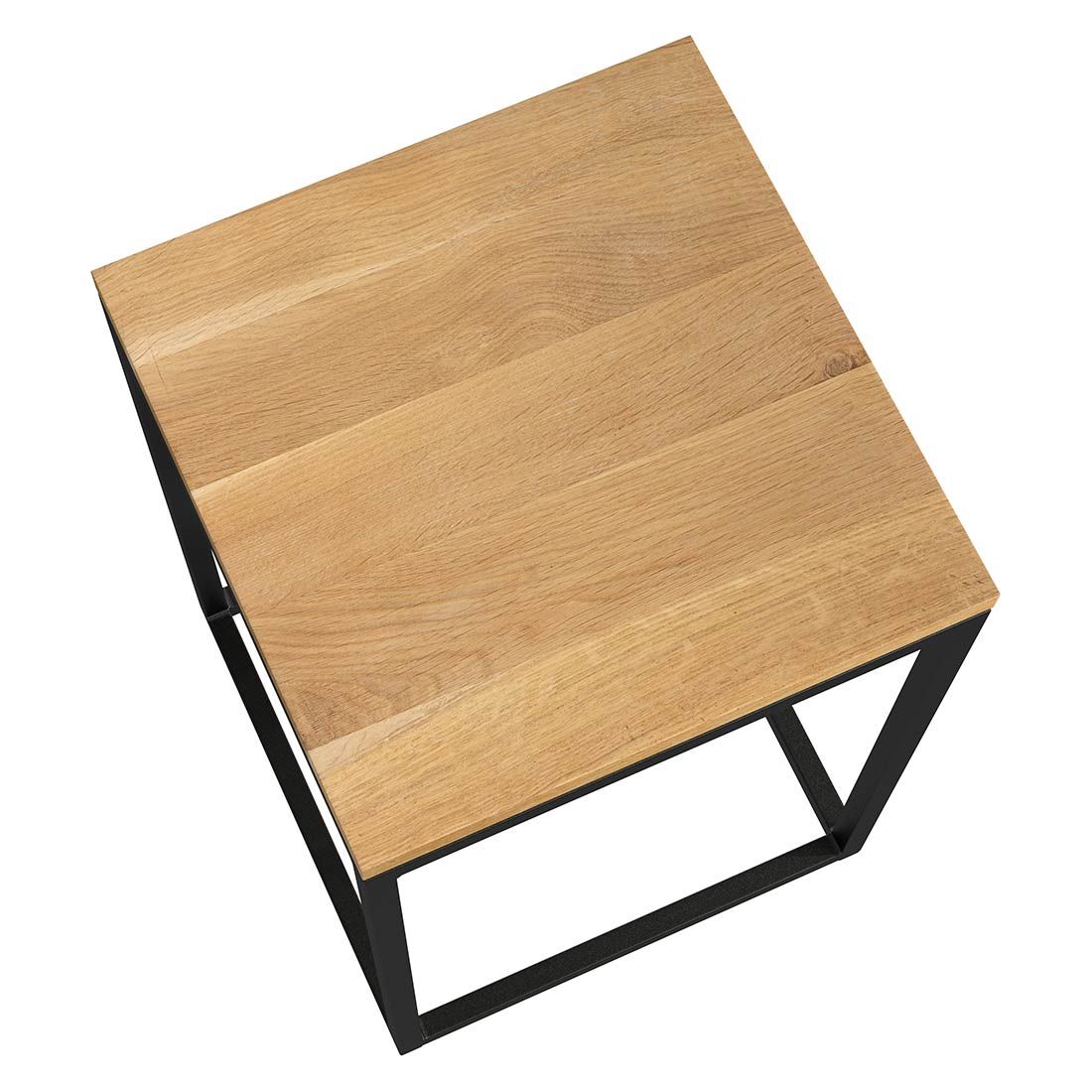 OUTLIV. Flora Beistelltisch 40x41x55cm Stahl/Wildeiche