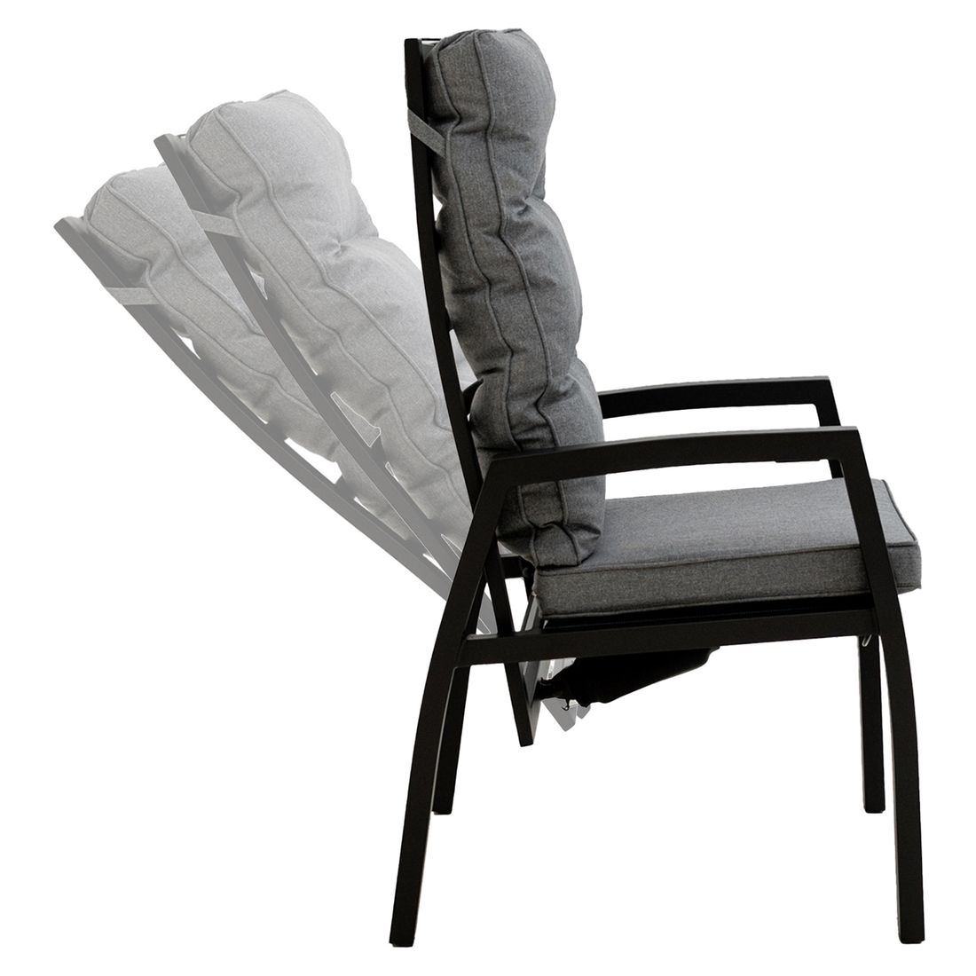 OUTLIV. Canberra Gartenmöbel-Set L verstellbar (6 Plätze) Tisch 180x90cm