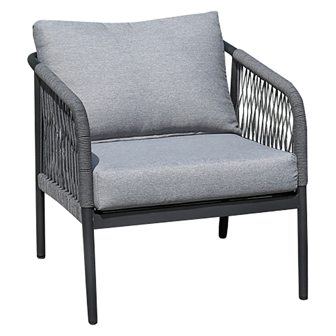 OUTLIV. Charleston Loungeset Aluminium/Olefin/Rope