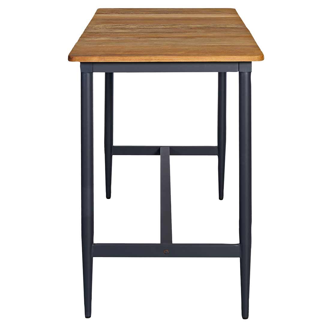 OUTLIV. Clark Stehtisch 170x75cm Aluminium/Teak