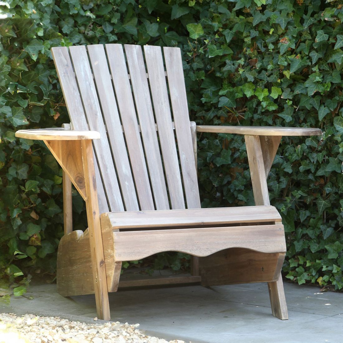 OUTLIV. Classic Adirondack Loungesessel Akazie