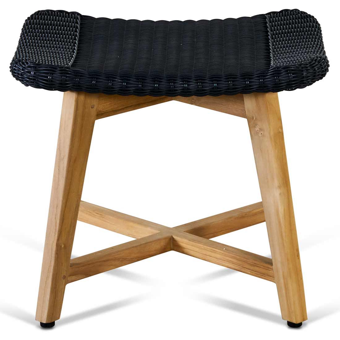OUTLIV. Clovelly Hocker Teak/Geflecht