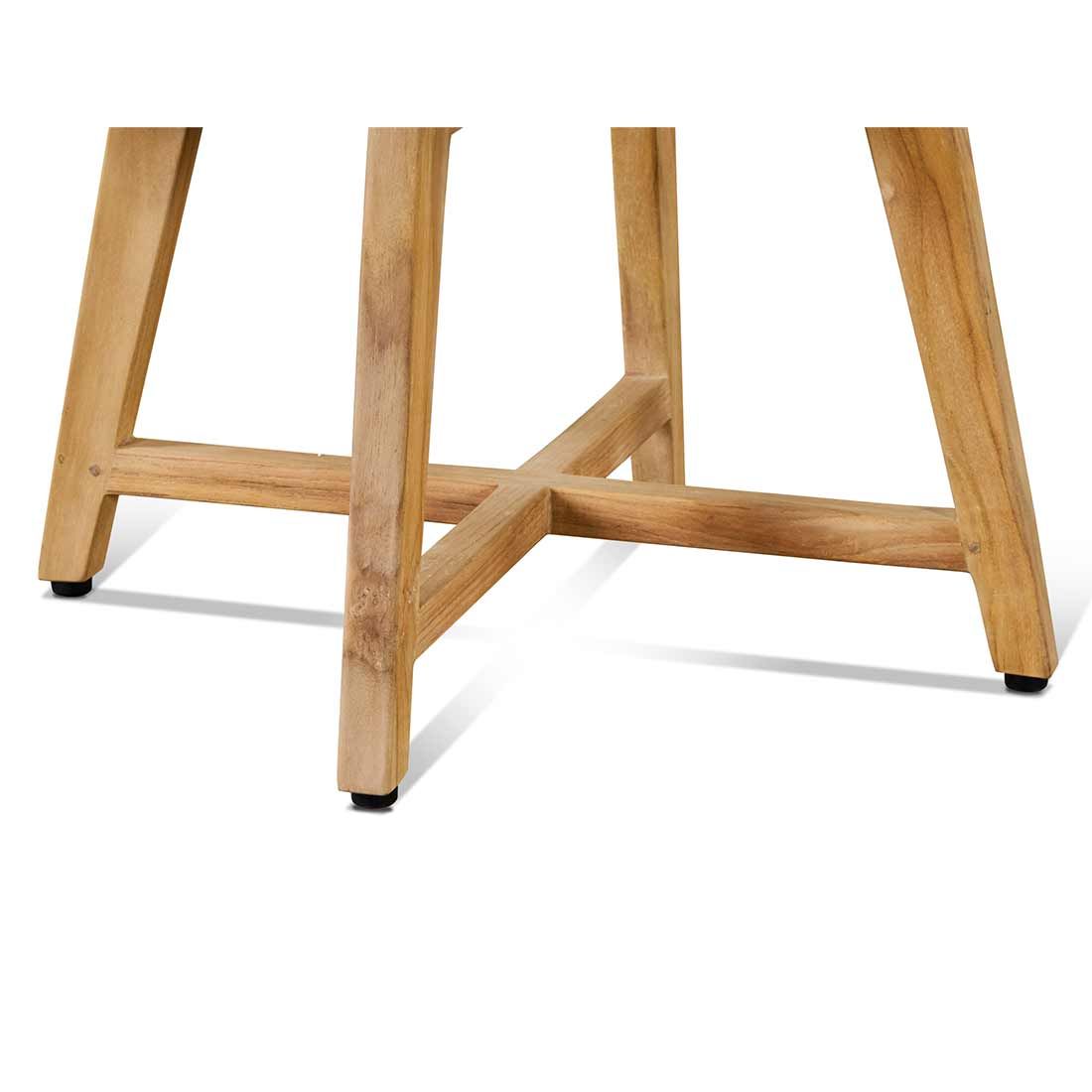 OUTLIV. Clovelly Hocker Teak/Geflecht
