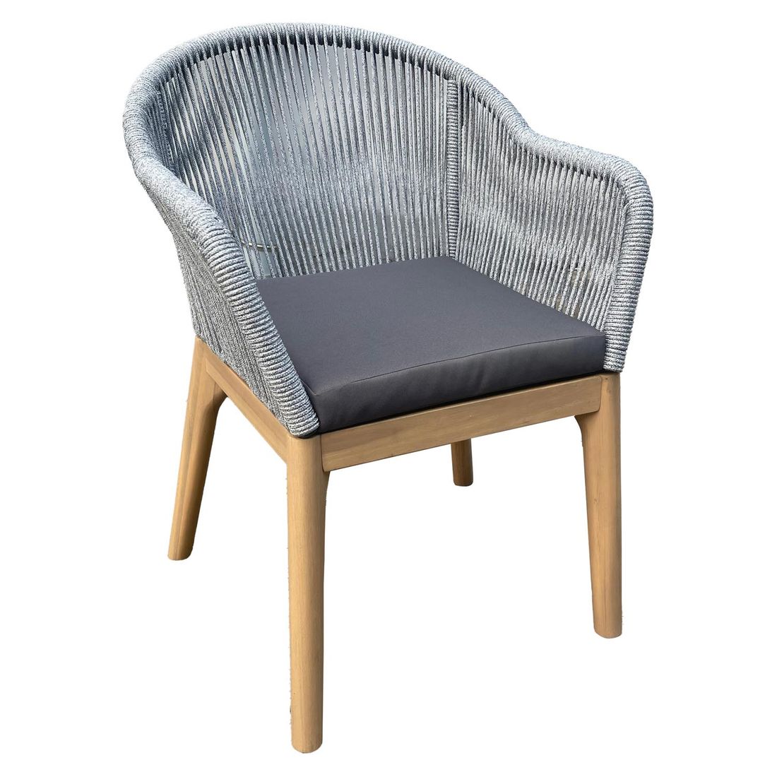 OUTLIV. David Gartensessel Akazie mit Sitzkissen