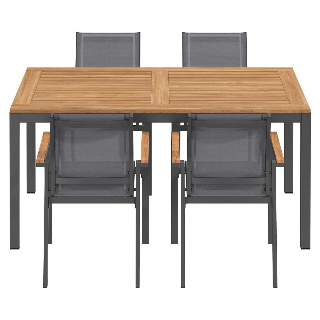 OUTLIV. Florenz Gartenmöbel-Set M (4 Plätze) Tisch 160x90cm
