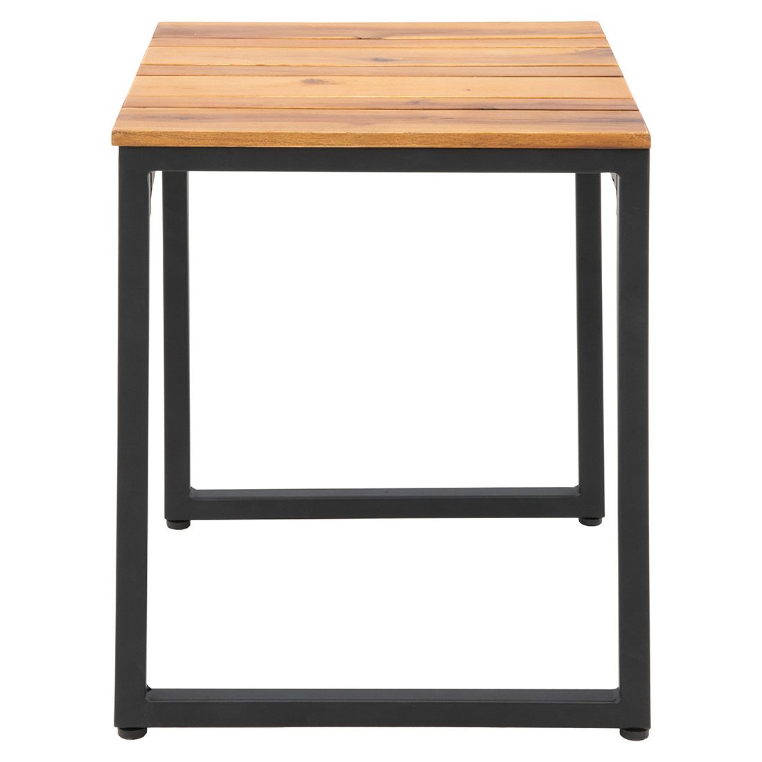 OUTLIV. Floris Hocker Stahl/Akazie