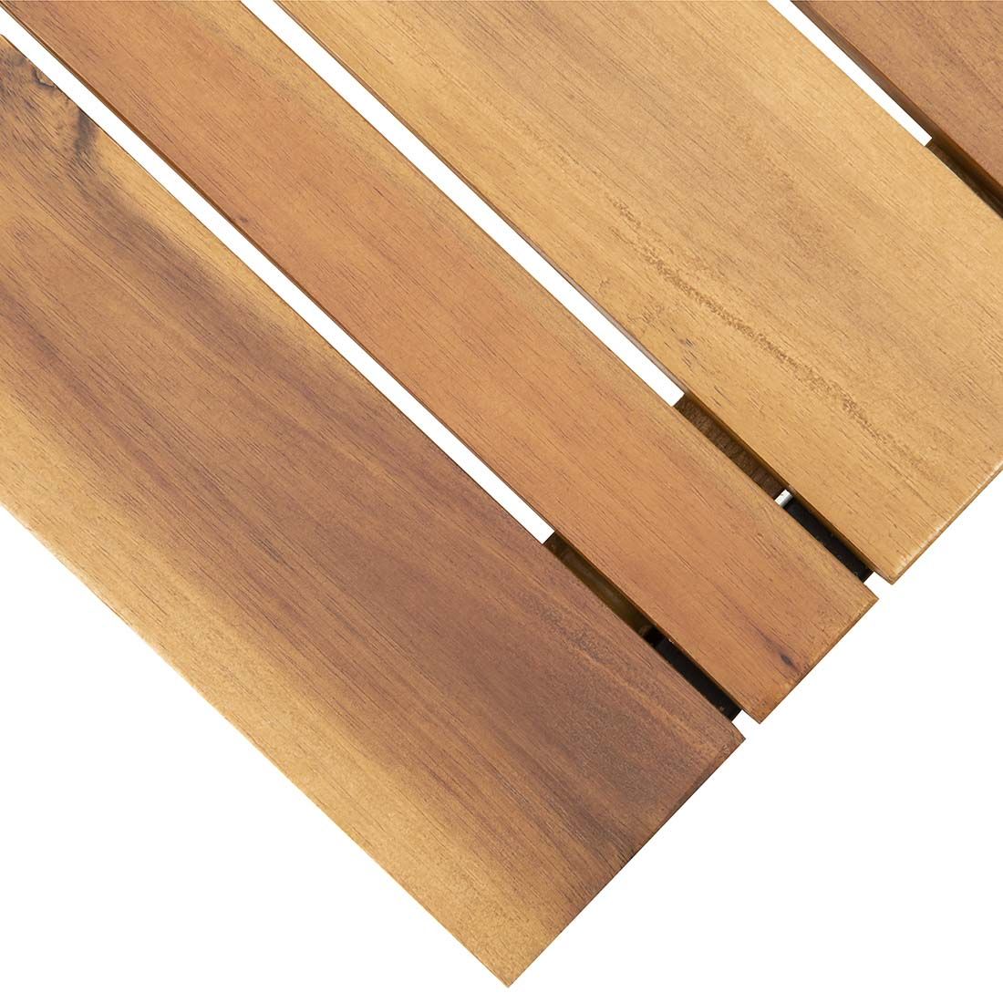 OUTLIV. Floris Hocker Stahl/Akazie