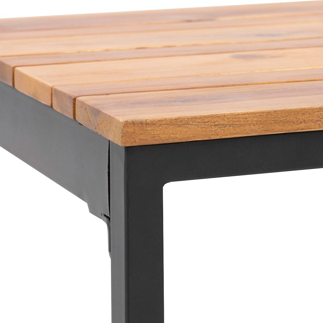 OUTLIV. Floris Hocker Stahl/Akazie