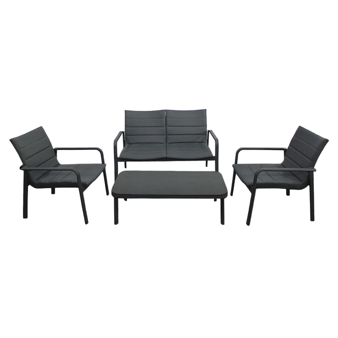 OUTLIV. Fontana Loungeset 4-tlg. Aluminium/Polster