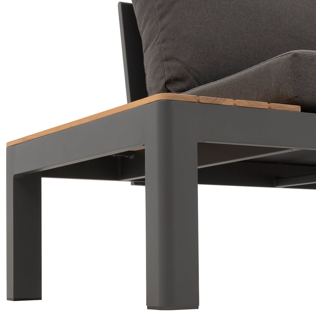 OUTLIV. Freddo Ecklounge 4-teilig Aluminium/Polster/Teak