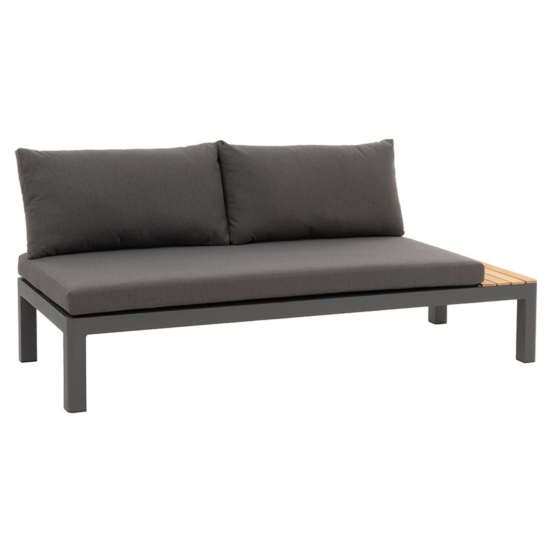 OUTLIV. Freddo Ecklounge 4-teilig Aluminium/Polster/Teak