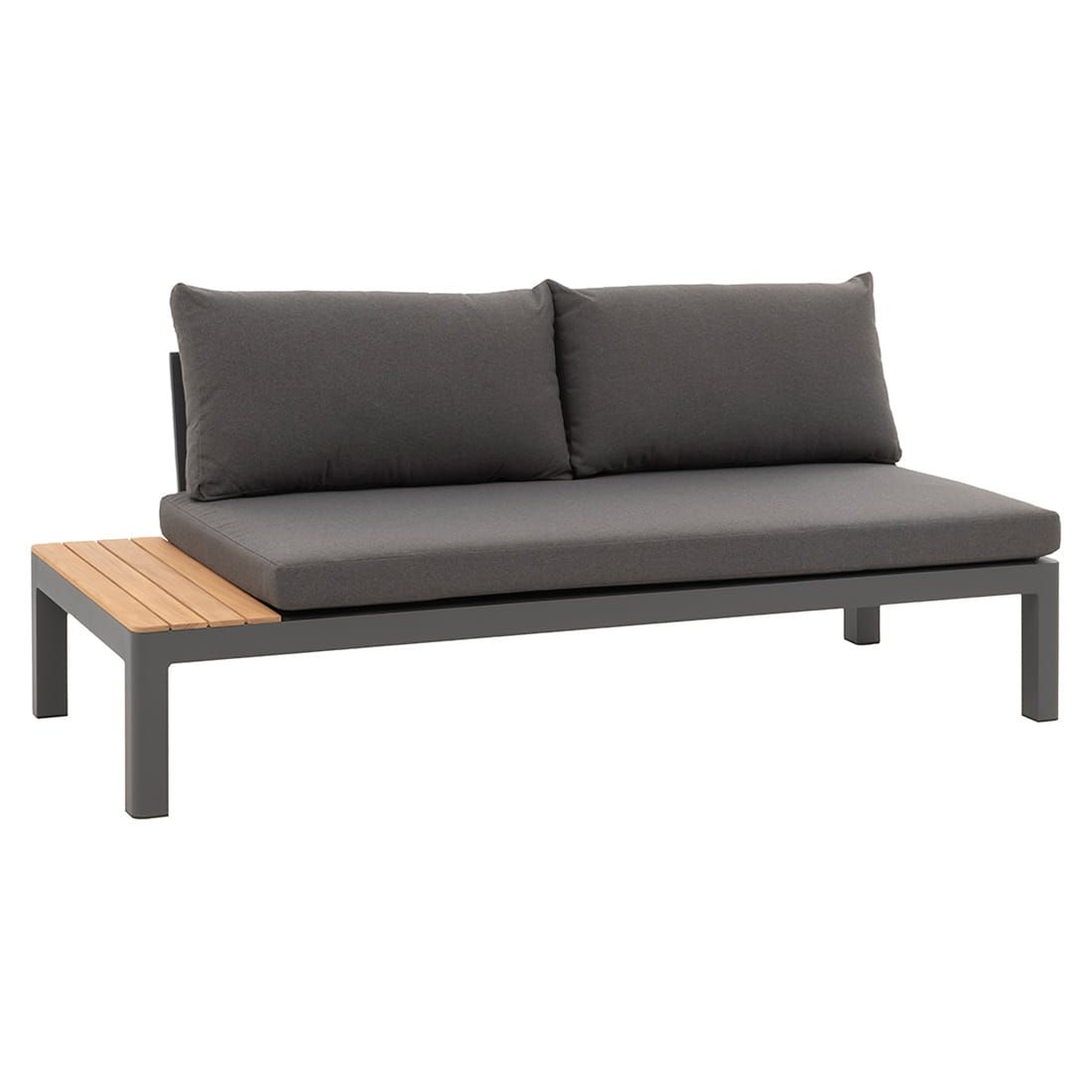 OUTLIV. Freddo Ecklounge 4-teilig Aluminium/Polster/Teak