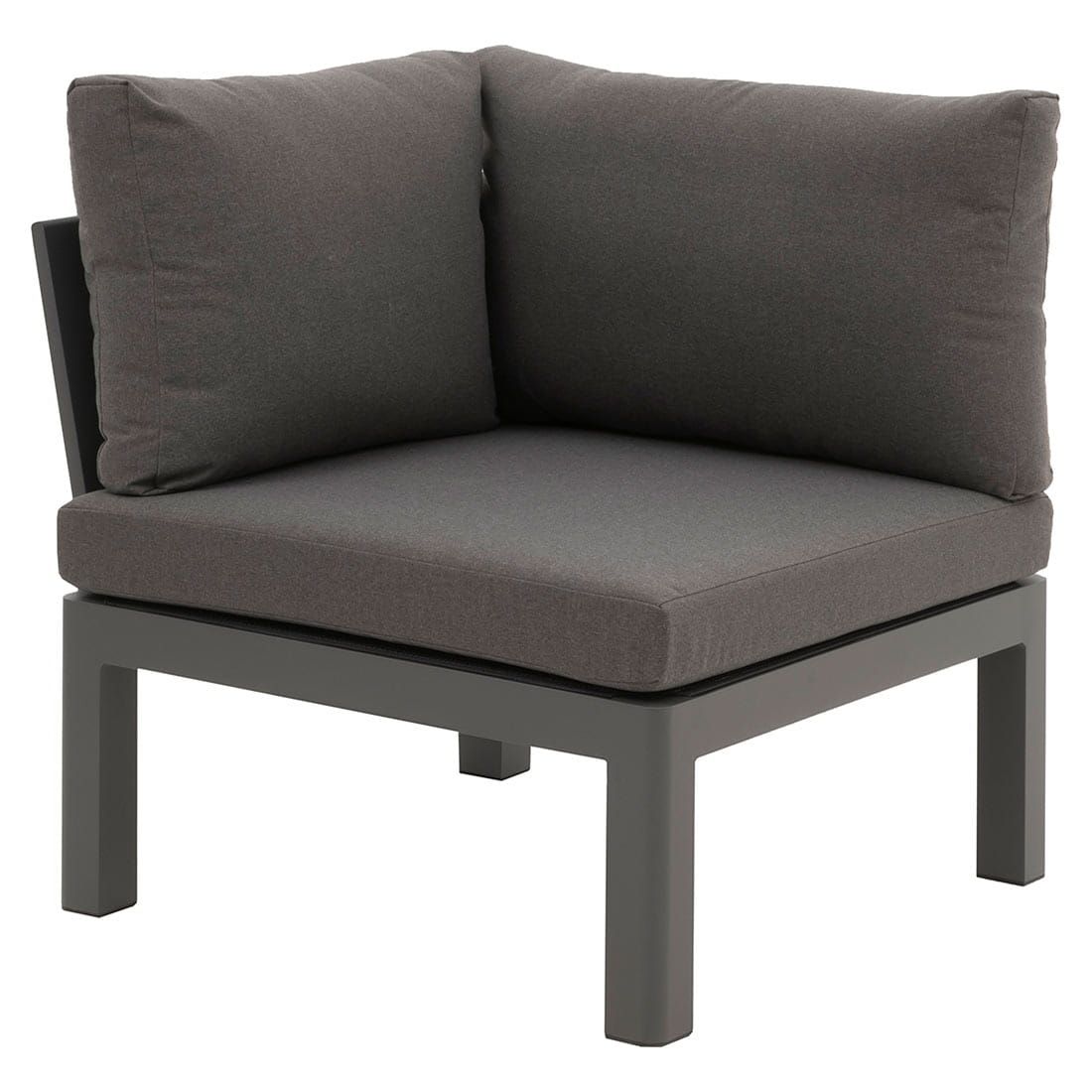 OUTLIV. Freddo Ecklounge 4-teilig Aluminium/Polster/Teak