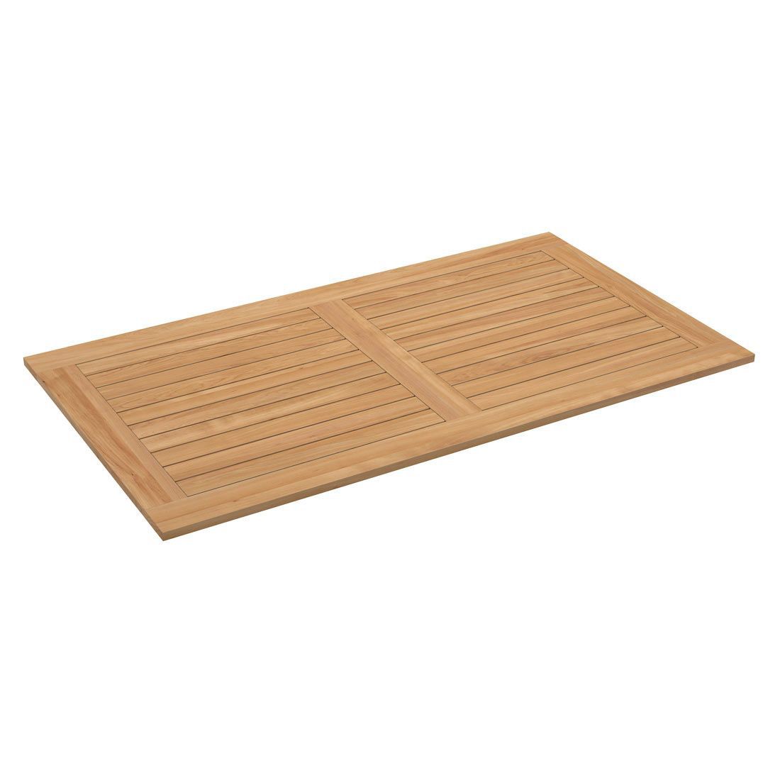 Stern Gartentisch 160x90cm Aluminium/Teak