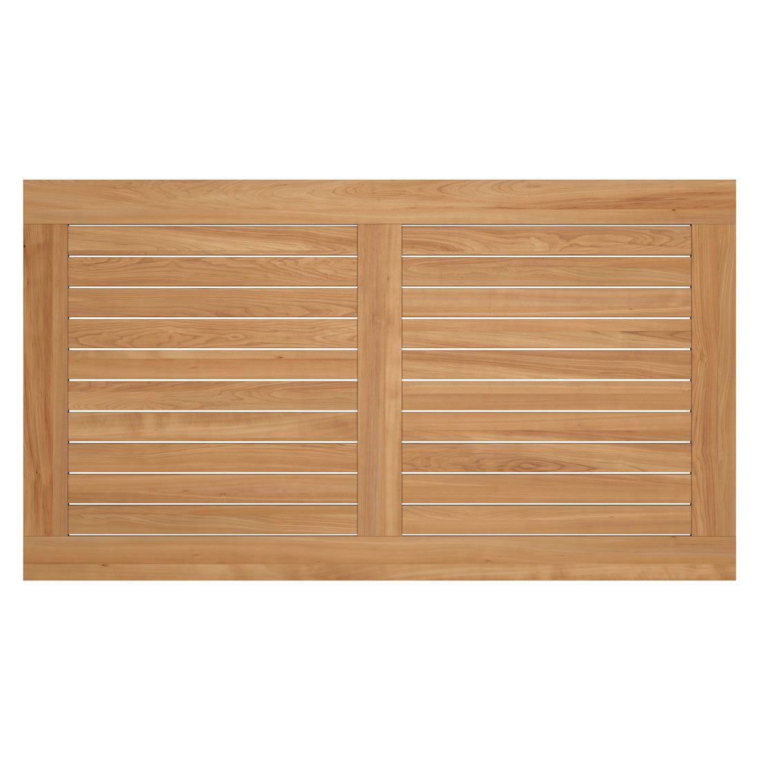 Stern Gartentisch 160x90cm Aluminium/Teak