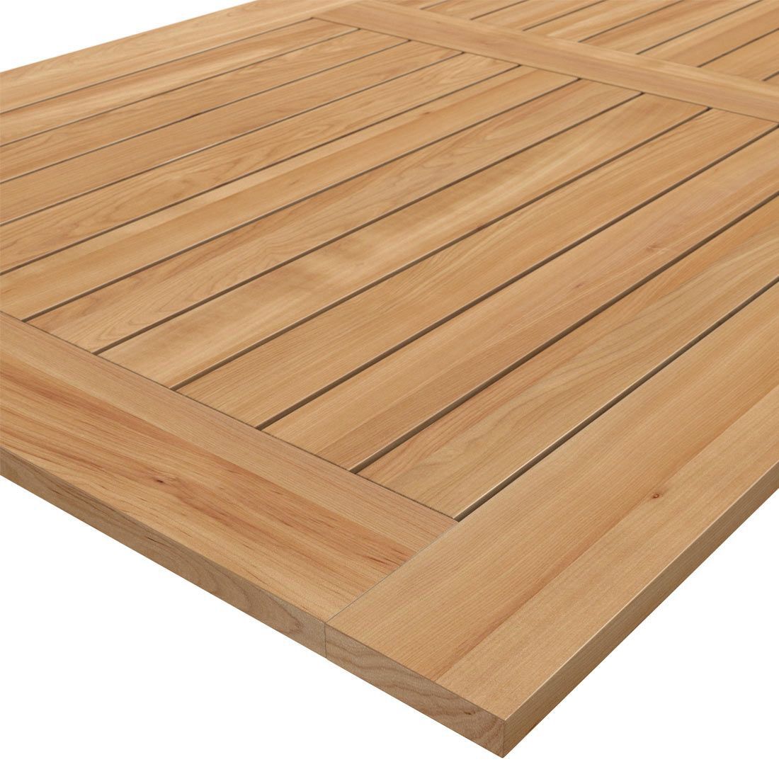 Stern Gartentisch 160x90cm Aluminium/Teak