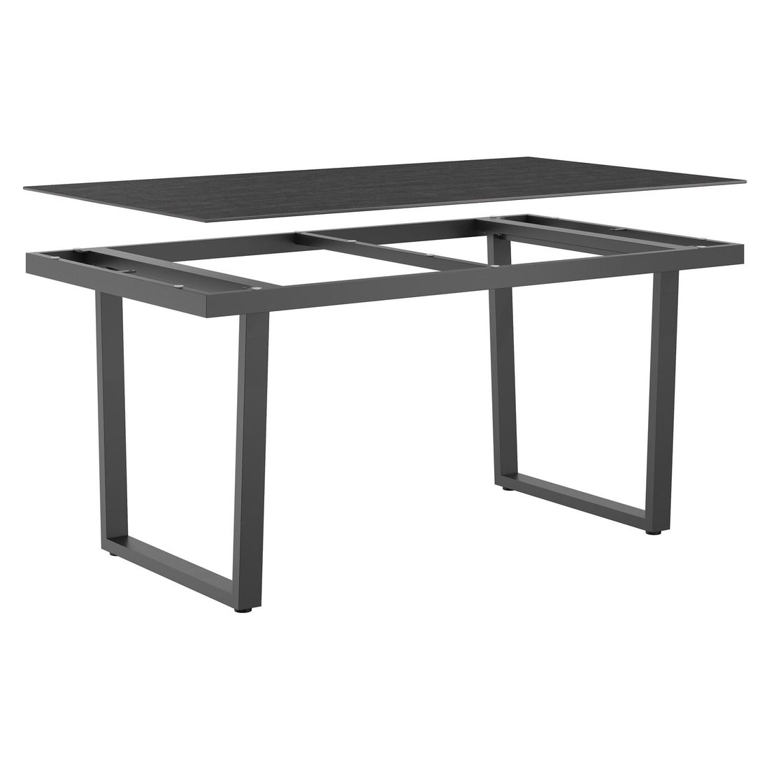 OUTLIV. Gartentisch 160x90cm Edelstahl/Dekton