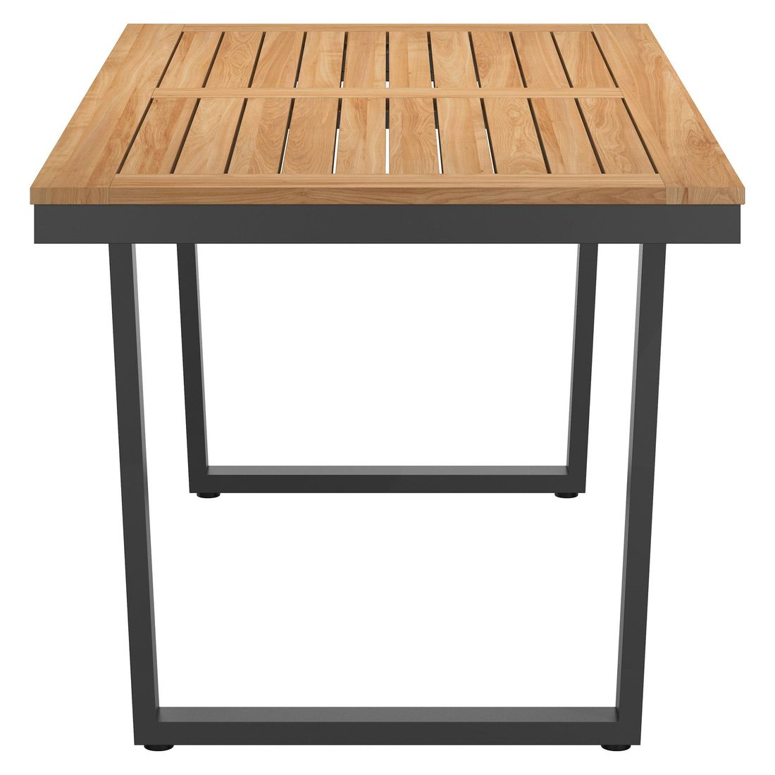 OUTLIV. Gartentisch 160x90cm Edelstahl/Teak