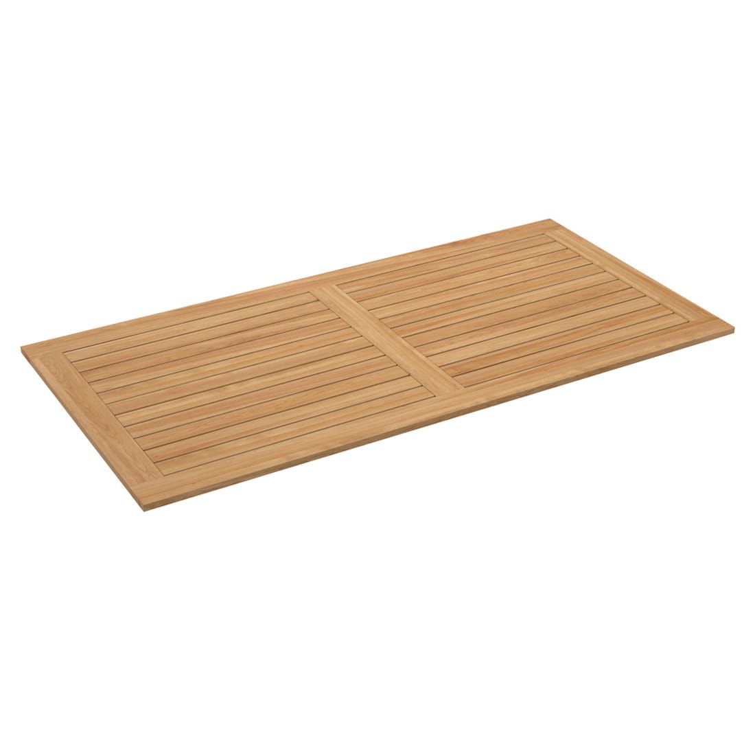 Stern Gartentisch 200x100cm Aluminium/Teak