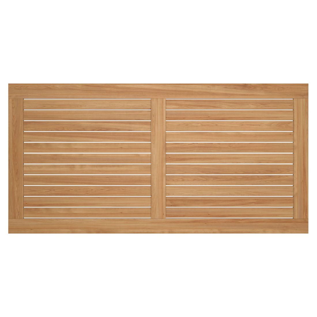 Stern Gartentisch 200x100cm Aluminium/Teak