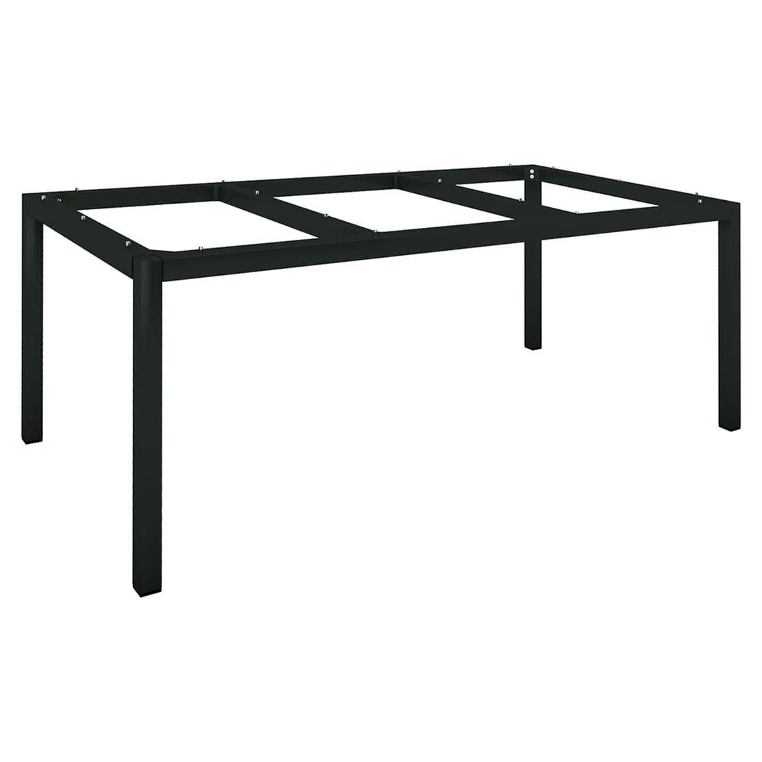 Stern Gartentisch 200x100cm Aluminium/Teak