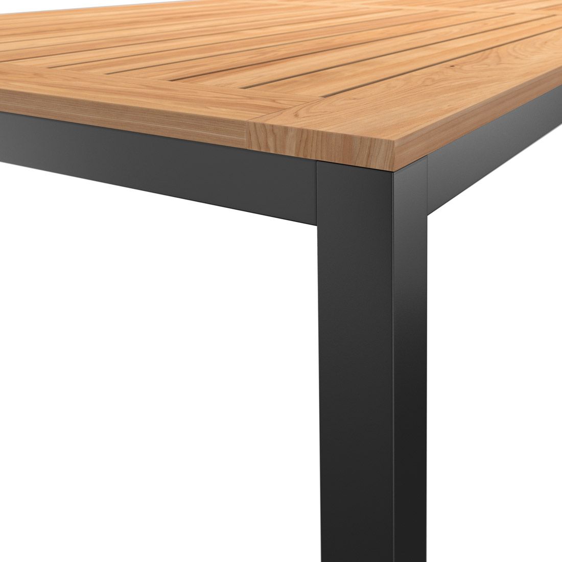 OUTLIV. Gartentisch 220x100 cm Alumininum/Teak