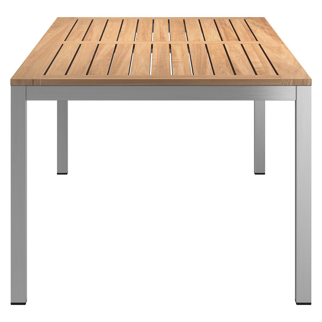 OUTLIV. Gartentisch 220x100 cm Edelstahl/Teak