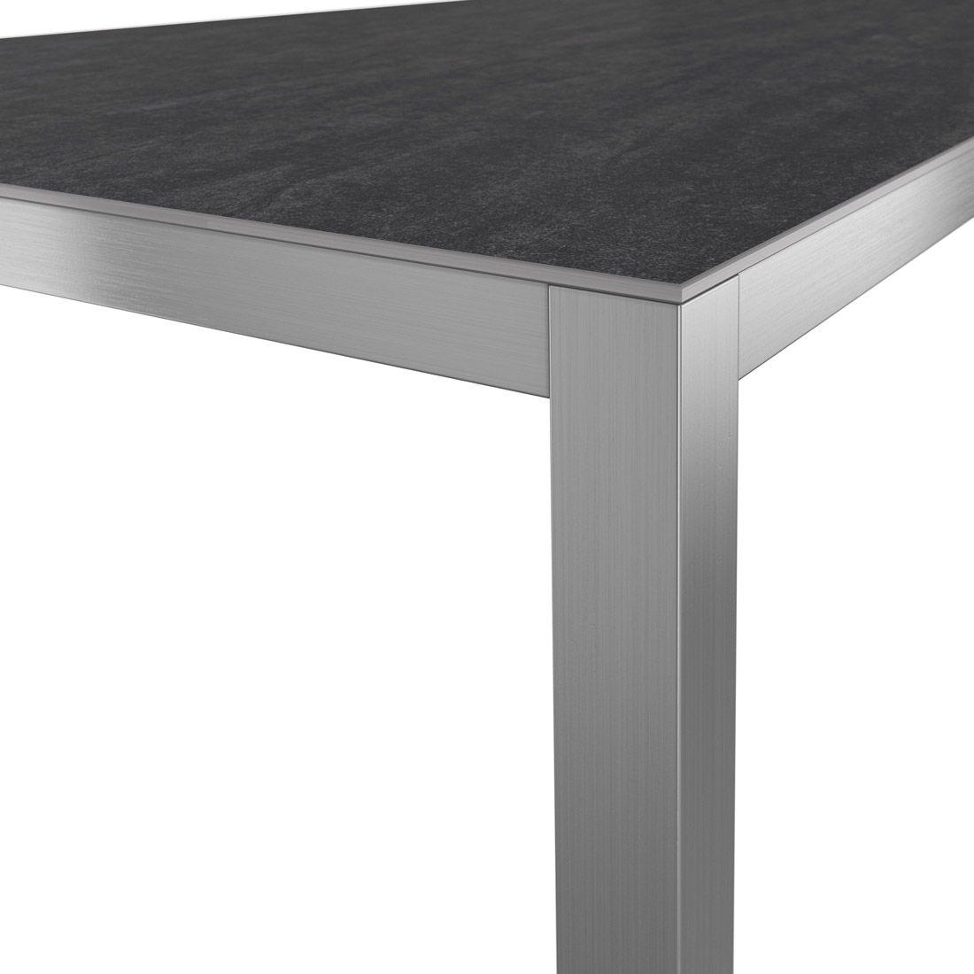 OUTLIV. Gartentisch  220x100cm Edelstahl/Dekton