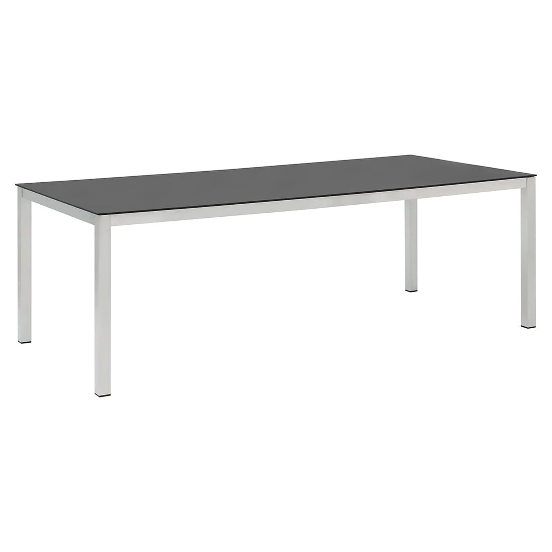OUTLIV. Gartentisch 220x100cm Edelstahl/Glas-Keramik