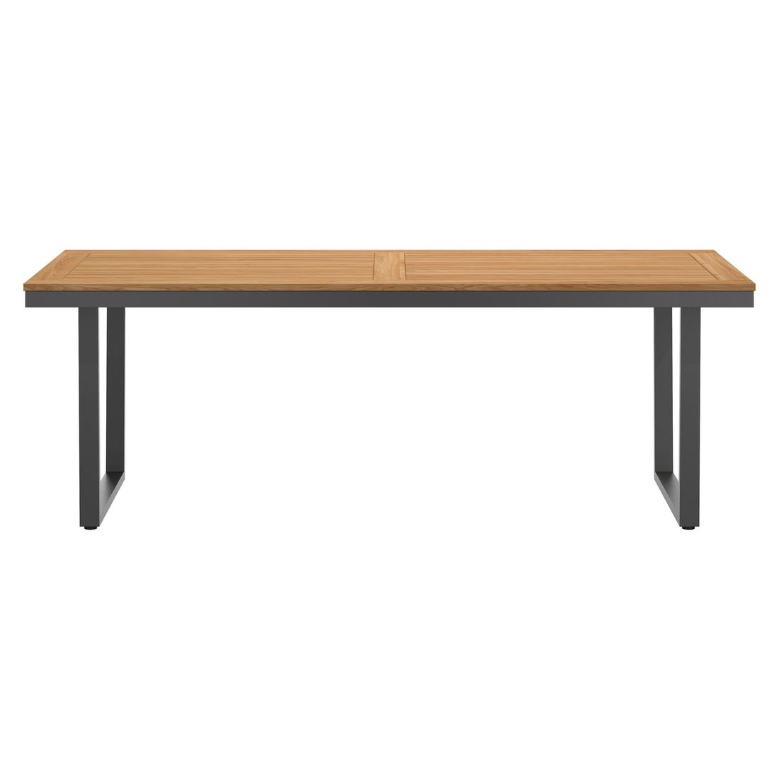 OUTLIV. Gartentisch 220x100cm Edelstahl/Teak