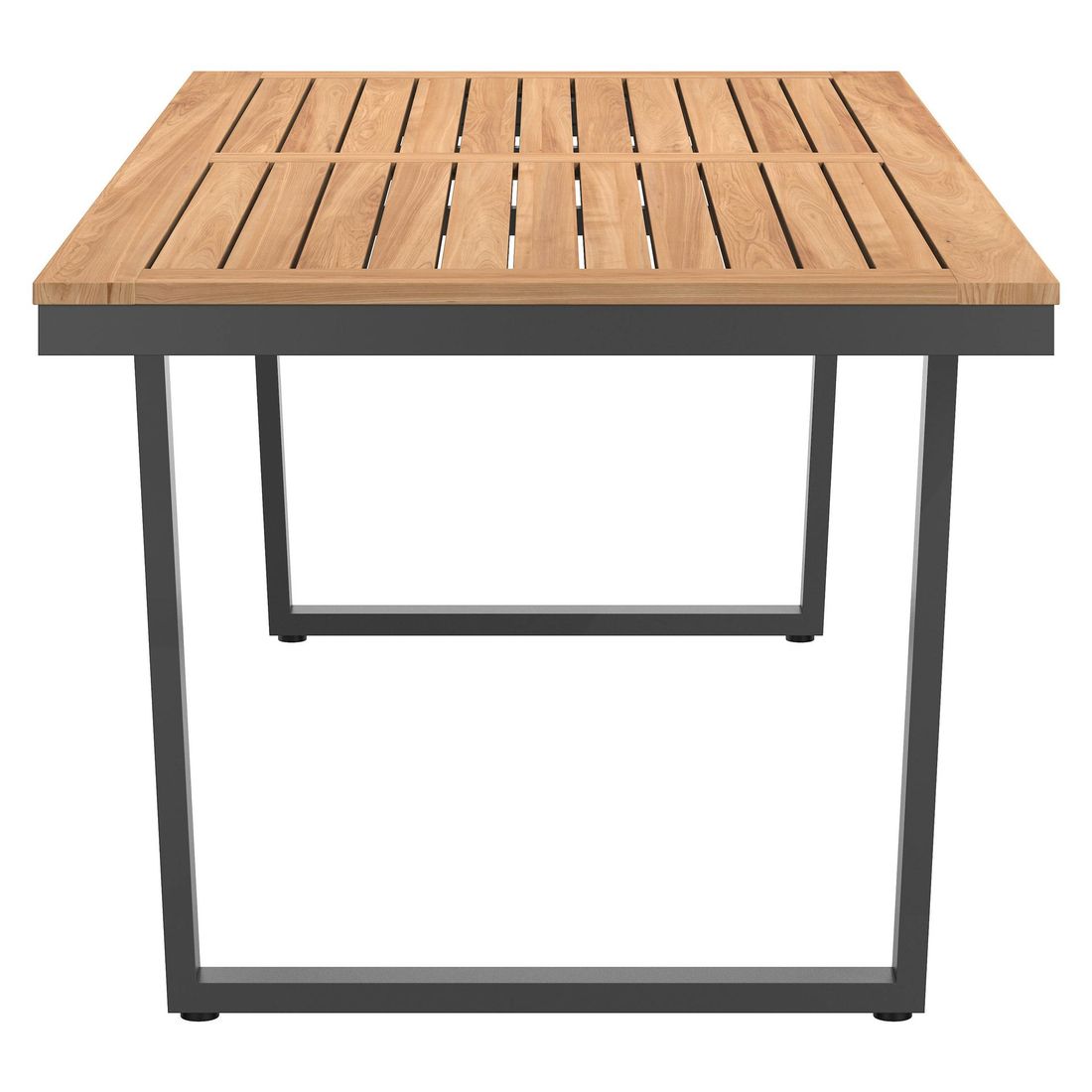 OUTLIV. Gartentisch 220x100cm Edelstahl/Teak