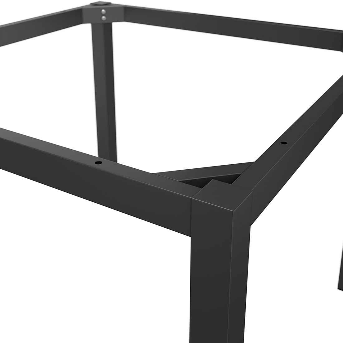 OUTLIV. Gartentisch 90x90 cm  Aluminium/Keramik-Glas