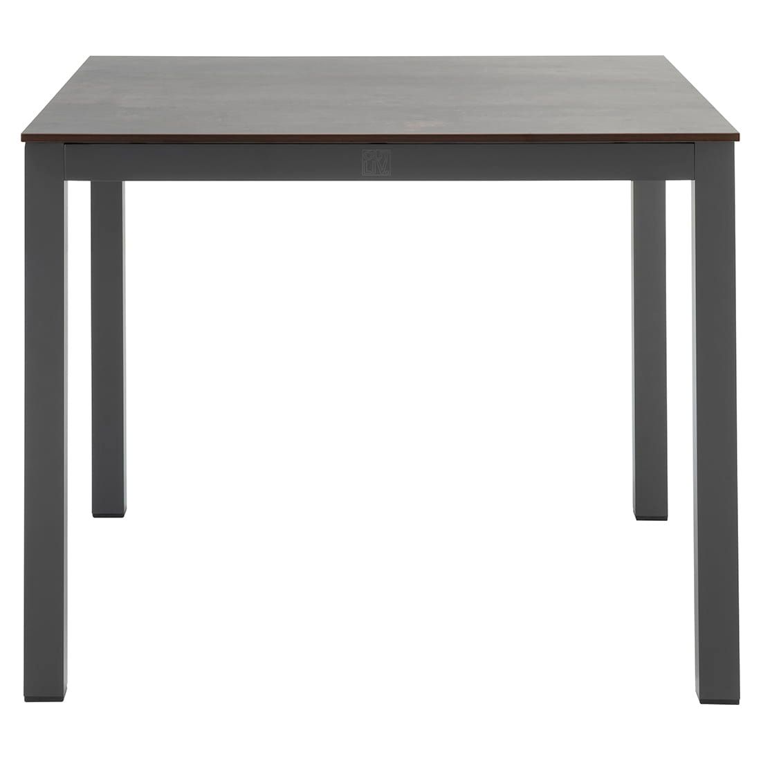 OUTLIV. Gartentisch 90x90cm Aluminium/HPL