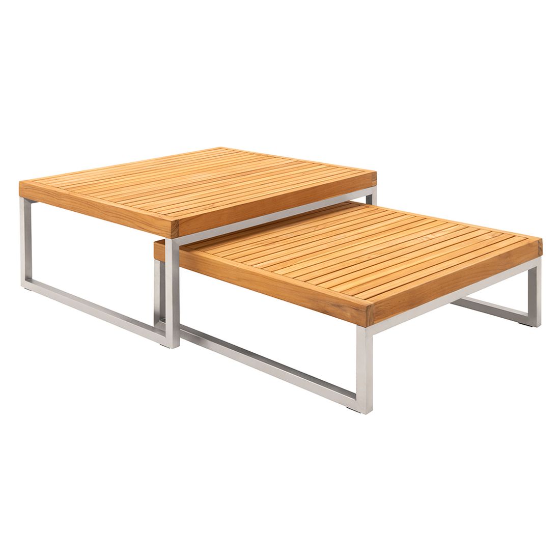 OUTLIV. Hawaii Ecklounge Edelstahl/Teak/Polster