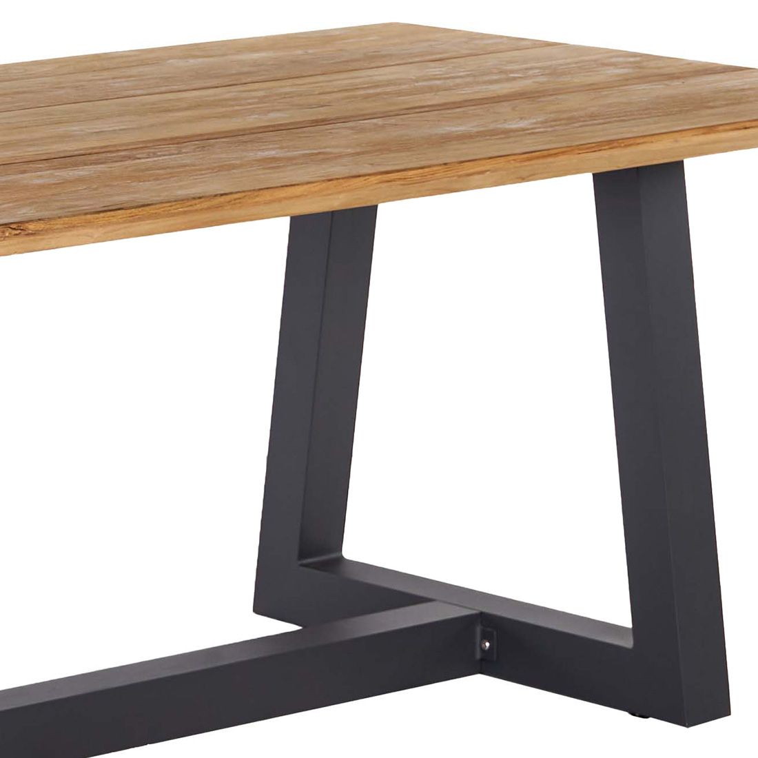 OUTLIV. Holland Gartentisch 220x100cm Aluminium/Teak