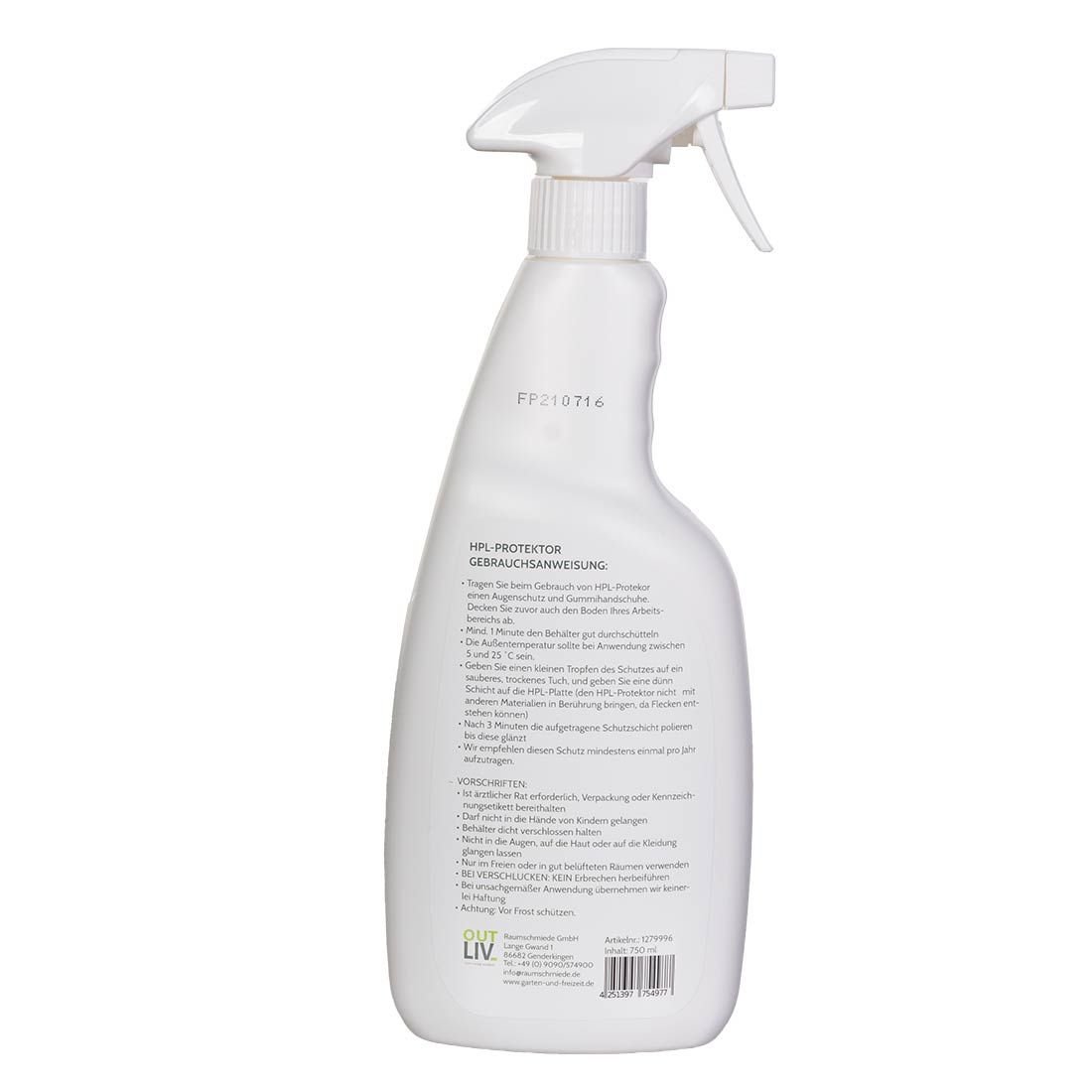 OUTLIV. HPL Protector 750ml