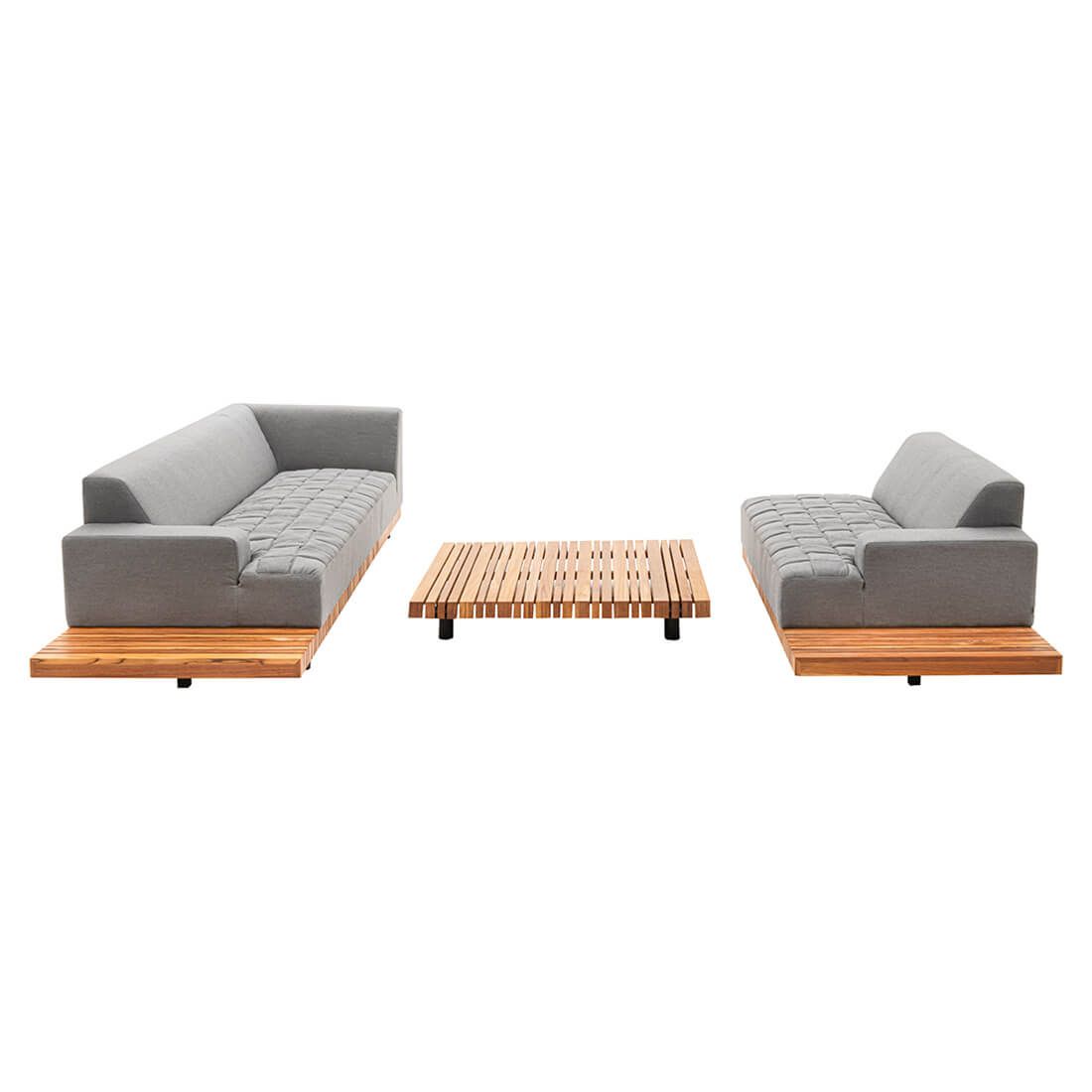 OUTLIV. Icon Ecklounge  Teak/Sunbrella