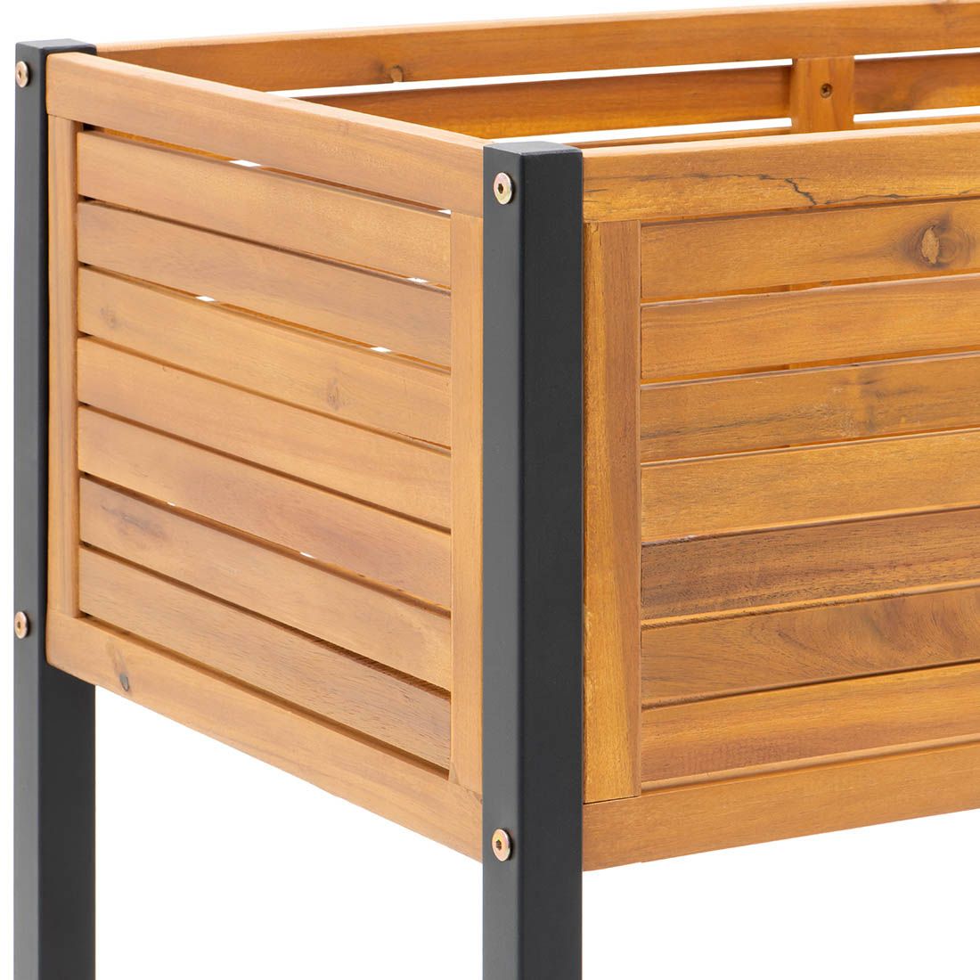 OUTLIV. Bern Hochbeet 90x45x90cm Stahl/Akazie