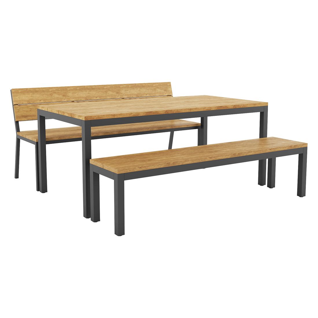 OUTLIV. Kobe  Gartenmöbel-Set L (6 Plätze) Tisch 180x90cm