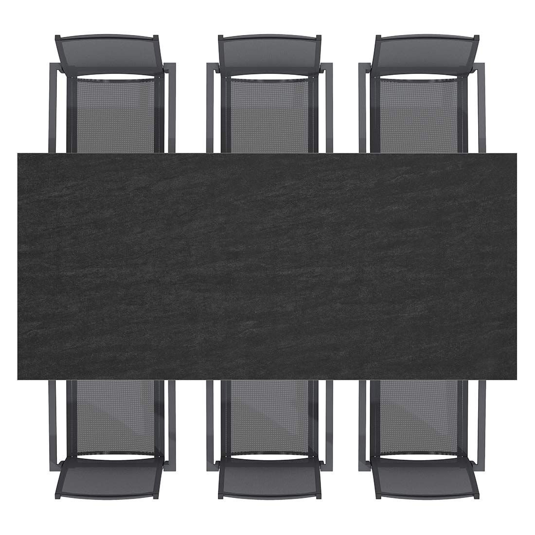 OUTLIV. Kobe Gartenmöbel-Set L (6 Plätze) Tisch 220x100cm