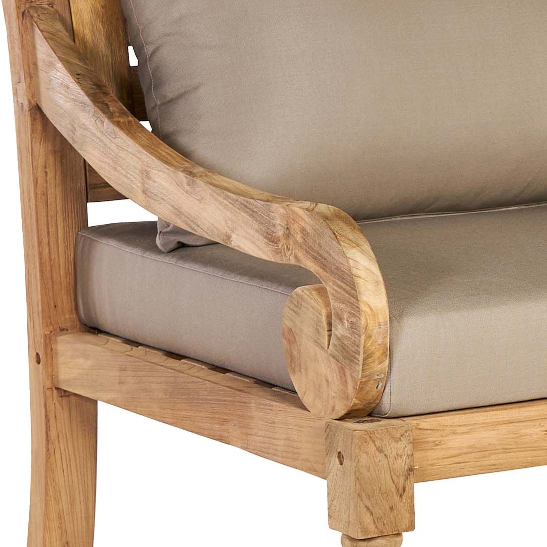 OUTLIV. Korfu Loungesessel Teak/Olefin